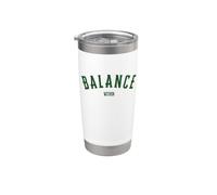 Equilibrio all'interno dell'oroscopo Yoga Pace Meditare la salute mentale Bicchiere termico in acciaio inox doppia parete