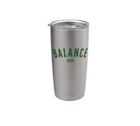 Equilibrio all'interno dell'oroscopo Yoga Pace Meditare la salute mentale Bicchiere termico in acciaio inox doppia parete