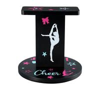 Equilibrio di cheerleader Equilibrio compatto per le donne che bilanciano la