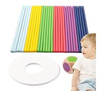 Equilibrio, Giocattoli di Legno per i bambini piccoli - Gioco da Tavolo di Bilanciamento dei Colori - Coordinazione della Cognizione del Colore Mano-Allenamento Pensiero s Equilibrio