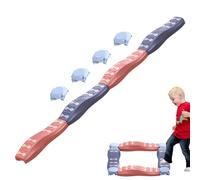 Equilibrio Impilabile Per Tutti I Piccoli - superfici strutturate a Stabilità Migliorata, Travi Imbricate, Colori Vivaci, Apprendimento Tocco, Integrazione Sensoriale, Educazione Al Movimento