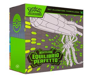 Equilibrio perfetto Pokémon ETB set allenatore fuori classe TCG gcc italiano