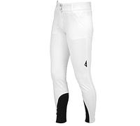 Equiline Pantaloni X Shape da Donna Modello Grip Ginocchio Bianco 40