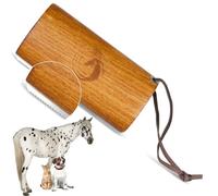 Equimour Rimuovi-pelo per cavalli e cani - strumento in legno naturale per muta | Delicato ma efficace contro peli morti e sottopelo | Per animali sensibili | Cura quotidiana del manto