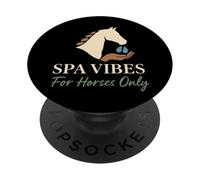 Equine Massaggio Terapia Cura Cavallo Carrozzeria Animale Umor PopSockets PopGrip Adesivo