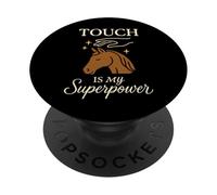 Equine Massaggio Terapia Cura Cavallo Carrozzeria Animale Umor PopSockets PopGrip Adesivo