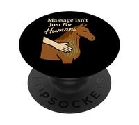 Equine Massaggio Terapia Cura Cavallo Carrozzeria Animale Umor PopSockets PopGrip Adesivo