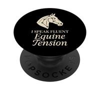 Equine Massaggio Terapia Cura Cavallo Carrozzeria Animale Umor PopSockets PopGrip Adesivo