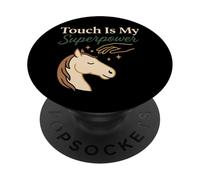 Equine Massaggio Terapia Cura Cavallo Carrozzeria Animale Umor PopSockets PopGrip Adesivo