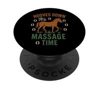 Equine Massaggio Terapia Cura Cavallo Carrozzeria Animale Umor PopSockets PopGrip Adesivo
