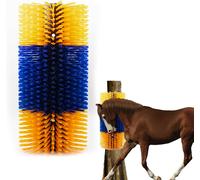Equine Scratcher Tiragraffi per Cavalli Spazzola Raschiante Semicircolare Bovine