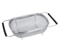 Equinox 503210 - Scolapasta Estensibile in Acciaio Inox, 29 x 19 x 10,5 cm