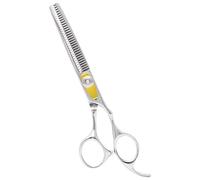Equinox International - Forbici da parrucchiere professionali serie Razor Edge, per sfoltire, scalare e tagliare, lunghezza totale di 16,5 cm con vite di regolazione di precisione, in acciaio inossidabile giapponese