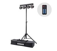 Equinox Microbar Tri Sistema 4 LED Pars Aderente a Un Alimentato Barra a T