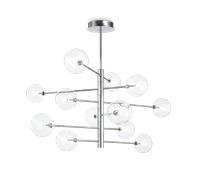 Equinoxe sp12 cromo lampada a sospensione G4 CROMO