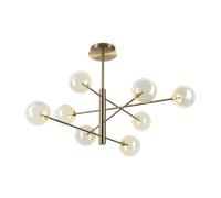 Equinoxe sp8 ambra sfumato lampada a sospensione G4