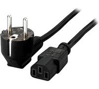 Equip 112120 cavo di alimentazione Nero 1,8 m Accoppiatore C13 CEE7/4 NEW