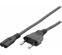 Equip 112160 cavo di alimentazione Nero 1,8 m Accoppiatore C7 CEE7/16