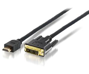 Equip 119329 Cavo e Adattatore Video 10 M Hdmi Dvi-D Nero