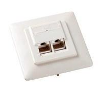 Equip Unterputzdose +Frontplatte 2xRJ45 Cat5e 45? ACC NUOVO