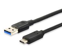 Equip 128343 - Cavo USB (0,25 m, USB C, USB A, 3.0 (3.1 Gen 1), 5000 Mbit/s, Ner