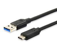 Equip 128343 - Cavo USB (0,25 m, USB C, USB A, 3.0 (3.1 Gen 1), 5000 Mbit/s, Nero)