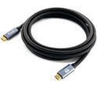 Equip 128357 Cavo USB 3.2 Gen 2 da C a C, M/M, 2,0 m, PD100W , 4K/60Hz, 10Gbps, nero (Equip 128357 USB 3.2 Gen 2 C to C Cable NEW