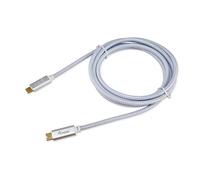 Equip 128360 Cavo USB 3.2 Gen 2 C a C, M/M, 3,0m, PD 100W, 4K/60Hz, 10Gbps, bianco - Nouvo