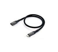 Equip 128371 - Prolunga USB 3.2 Gen 2 C a C, M/F, 1,0 m, 4 K/60 Hz, 10 Gbps, Colore: Nero
