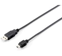 Equip 128521 cavo USB 1,8 m USB 2.0 USB A Mini-USB B Nero