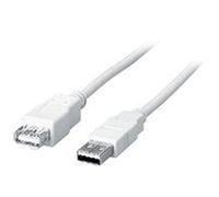 Equip 128750 cavo USB 1,8 m USB A Argento, Trasparente