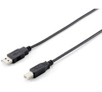 Equip 128860 cavo USB 1,8 m USB 2.0 USB A USB B Nero