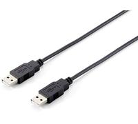 Equip 128871 Cavo USB (3 m, USB A, USB A, 2.0, connettore maschio/connettore maschio, nero)