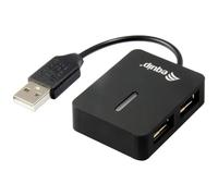 Equip 128952 Hub USB 2 Porte USB-A USB 2.0 480 MBit/s Nero Life 4 Ports Trave