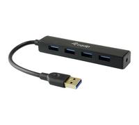 Equip 128953 Hub USB 4 Porte USB-A USB 3.0 5 GBit/s Nero Life 4-Port USB 3.0