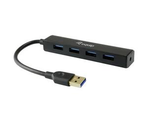 Equip 128953 Hub USB 4 Porte USB-A USB 3.0 5 GBit/s Nero Life 4-Port USB 3.0