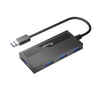 Equip 128956 hub di interfaccia USB 3.2 Gen 1 (3.1 Gen 1) Type-A 5000 Mbit/s Nero
