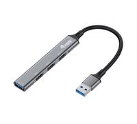 Equip 128960 hub di interfaccia USB 32 Gen 1 31 Gen 1 Type-A 5000 Mbit/s Nero Grigio Equip 128960 4-Port USB 30/20 Hub