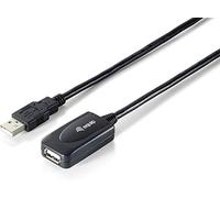 Equipaggia 133310 Cavo USB 10 m USB 2.0 USB A Nero