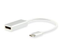 Equip 133458 cavo di interfaccia e adattatore USB Type C DisplayPort Bianco