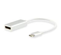 Equip 133458 cavo di interfaccia e adattatore USB Type C DisplayPort Bianco