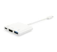 Equip 133461 hub di interfaccia USB 3.0 (3.1 Gen 1) Type-C Bianco