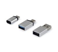 Equip 133475 OTG Adapter for USB-C 3 Pack/Silver