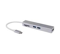 Equip Life Hub Usb-c 5 In 1 Hub Usb 3.0 + Card Reader Nero