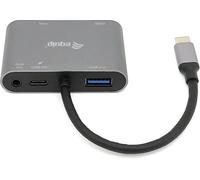 Equip 133483 replicatore di porte e docking station per laptop Cablato USB 3.2 Gen 1 (3.1 Gen 1) Type-C Nero, Grigio NEW