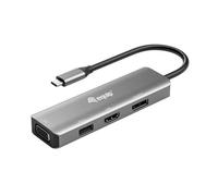 Equip 133485 adattatore grafico USB 3840 x 2160 Pixel Nero, Argento NEW