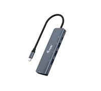 Equip 133487 hub di interfaccia USB 3.2 Gen 1 (3.1 Gen 1) Type-C 5000 Mbit/s Nero, Grigio