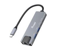 Equip 133496 Adattatore multifunzione 5 in 1, 2,5GbE, USB-A x 2, USB-C x 1, USB-C , 100W USB PD