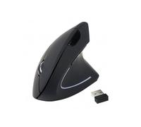 Equipaggia 245110 Mouse wireless ergonomico 1600 DPI nero