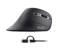 EQUIP - MOUSE OTTICO VERTICALE ERGONOMICO USB-C, 7200 DPI